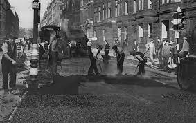 history of paving