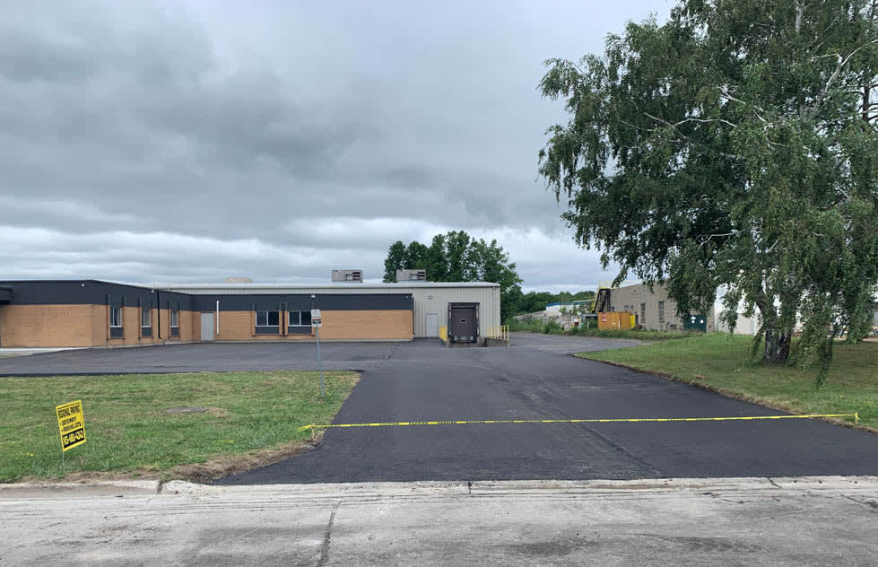 industrial driveway and parking lot